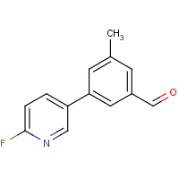 CAS: 1206969-42-7 | PC430593 | 3-(6-Fluoropyridin-3-yl)-5-methylbenzaldehyde
