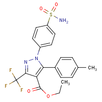 CAS:1206970-24-2 | PC430599 | Ethyl 1-(4-(aminosulfonyl)phenyl)-3-(trifluoromEthyl)-5-p-tolyl-1H-pyrazole-4-carboxylate