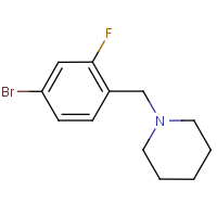 CAS: 1200131-18-5 | PC430606 | 1-(4-Bromo-2-fluorobenzyl)piperidine