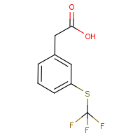 CAS:239080-04-7 | PC4365 | 3-[(Trifluoromethyl)thio]phenylacetic acid