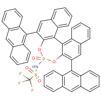 CAS: | PC440011 | (S)-3,3'-Bis(9-anthracenyl)-1,1'-binaphthyl-2,2'-diyl-N-triflyl phosphoramide