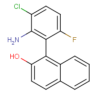 CAS: 1424386-52-6 | PC440014 | 1-(2-Amino-3-chloro-6-fluorophenyl)naphthalen-2-ol