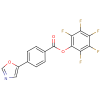 CAS: 898288-91-0 | PC4421 | Pentafluorophenyl 4-(1,3-oxazol-5-yl)benzoate
