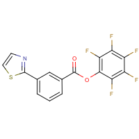 CAS: 926921-55-3 | PC4423 | Pentafluorophenyl 3-(1,3-thiazol-2-yl)benzoate