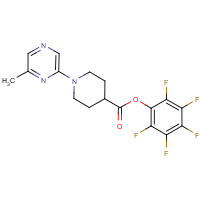 CAS:898289-56-0 | PC4427 | Pentafluorophenyl 1-(6-methylpyrazin-2-yl)piperidine-4-carboxylate