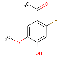 CAS: 1065076-49-4 | PC4446 | 2'-Fluoro-4'-hydroxy-5'-methoxyacetophenone