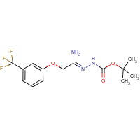 CAS:1053655-89-2 | PC446002 | N'-[1-Amino-2-(3-(trifluoromethyl)phenoxy)ethylidene]hydrazinecarboxylic acid tert-butyl ester