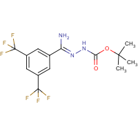 CAS:1053655-95-0 | PC446004 | N'-[1-Amino-1-(3,5-bis-(trifluoromethyl)phenyl)methylidene]hydrazinecarboxylic acid tert-butyl ester
