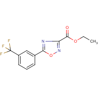 CAS:163720-43-2 | PC446008 | Ethyl 5-(3-(trifluoromethyl)phenyl)-[1,2,4]oxadiazole-3-carboxylate