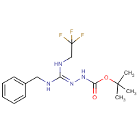 CAS:1053657-16-1 | PC446009 | N'-[1-Benzylamino-1-(2,2,2-trifluoroethylamino)methylidene]hydrazinecarboxylic acid tert-butyl ester