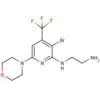 CAS: 1089330-42-6 | PC446020 | N-[3-Bromo-6-(morpholin-4-yl)-4-(trifluoromethyl)pyridin-2-yl]ethane-1,2-diamine