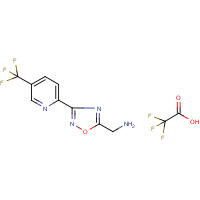 CAS:1208081-75-7 | PC446027 | 1-{3-[5-(Trifluoromethyl)pyridin-2-yl]-1,2,4-oxadiazol-5-yl}methanamine trifluoroacetate