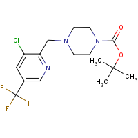CAS: 1311278-11-1 | PC446039 | 4-(3-Chloro-5-trifluoromethyl-pyridin-2-ylmethyl)-piperazine-1-carboxylic acid tert-butyl ester