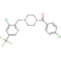 CAS:1311278-56-4 | PC446040 | (4-Chloro-phenyl)-[4-(3-chloro-5-trifluoromethyl-pyridin-2-ylmethyl)-piperazin-1-yl]-methanone