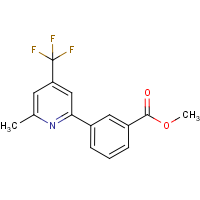 CAS:1311280-43-9 | PC446056 | 3-(6-Methyl-4-trifluoromethyl-pyridin-2-yl)-benzoic acid methyl ester