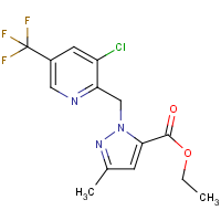 CAS: 1351479-11-2 | PC446062 | 2-(3-Chloro-5-trifluoromethyl-pyridin-2-ylmethyl)-5-methyl-2H-pyrazole-3-carboxylic acid ethyl ester