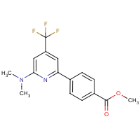 CAS: 1299607-60-5 | PC446063 | 4-(6-Dimethylamino-4-trifluoromethyl-pyridin-2-yl)-benzoic acid methyl ester