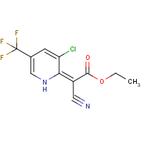 CAS: 1300019-72-0 | PC446064 | [3-Chloro-5-trifluoromethyl-1H-pyridin-(2E)-ylidene]-cyano-acetic acid ethyl ester