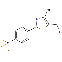 CAS:439134-78-8 | PC446072 | 5-Bromomethyl-4-methyl-2-(4-trifluoromethyl-phenyl)-thiazole