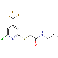 CAS:1431555-22-4 | PC446078 | 2-(6-Chloro-4-trifluoromethyl-pyridin-2-ylsulphanyl)-N-ethyl-acetamide