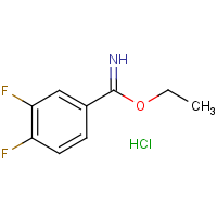 CAS: 1205638-72-7 | PC446097 | 3,4-Difluorobenzimidic acid ethyl ester hydrochloride