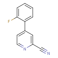 CAS: 1219454-74-6 | PC446154 | 4-(2-Fluorophenyl)pyridine-2-carbonitrile