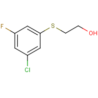 CAS:2167495-12-5 | PC446156 | 2-(3-Chloro-5-fluorophenylsulfanyl)-ethanol