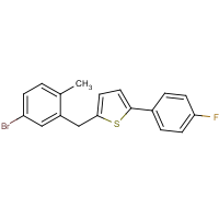 CAS: 1030825-20-7 | PC448035 | 2-(5-Bromo-2-methylbenzyl)-5-(4-fluorophenyl)thiophene
