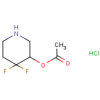 CAS:1881331-81-2 | PC448215 | 4,4-Difluoropiperidin-3-yl acetate hydrochloride