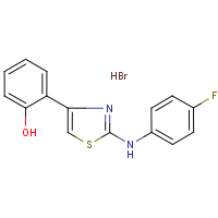 CAS:1211182-74-9 | PC4484 | 2-(4-Fluorophenyl)amino-4-(2-hydroxyphenyl)-1,3-thiazole hydrobromide