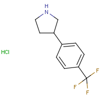 CAS: 1095545-12-2 | PC449023 | 3-(4-Trifluoromethylphenyl)pyrrolidine hydrochloride