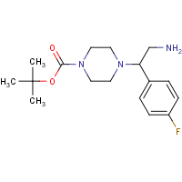 CAS: 1018297-04-5 | PC449027 | 2-(N-Boc-piperazino)-2-(4-fluorophenyl)ethylamine