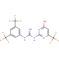 CAS:618092-26-5 | PC4493 | N-[3,5-Bis(trifluoromethyl)phenyl]-N'-[4-hydroxy-6-(trifluoromethyl)pyrimidin-2-yl)]guanidine