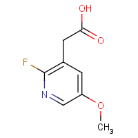 CAS:1227564-07-9 | PC450010 | 2-(2-Fluoro-5-methoxypyridin-3-yl)acetic acid