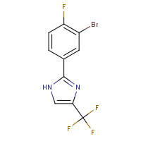 CAS:1309602-29-6 | PC450027 | 2-(3-Bromo-4-fluorophenyl)-4-(trifluoromethyl)-1H-imidazole