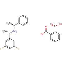 CAS: 444643-21-4 | PC450029 | (1S)-1-(3,5-Difluorophenyl)-N-[(1S)-1-phenylethyl]ethanaminium 2-carboxybenzoate