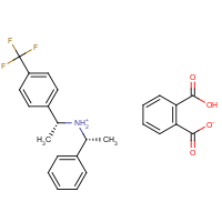 CAS:626244-13-1 | PC450030 | (1R)-1-Phenyl-N-{(1R)-1-[4-(trifluoromethyl)phenyl]ethyl}ethanaminium 2-carboxybenzoate