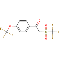 CAS:1346521-24-1 | PC450070 | 2-(Trifluoromethane)sulfonyl-1-[4-(trifluoromethoxy)phenyl]ethan-1-one