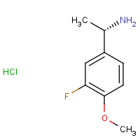 CAS: 1980007-86-0 | PC450076 | (S)-1-(3-Fluoro-4-methoxyphenyl)ethylamine hydrochloride