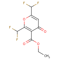 CAS:1309602-66-1 | PC450230 | 3-Carbethoxy-2,6-bis(difluoromethyl)-4H-pyran-4-one