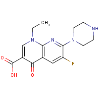 CAS: 74011-58-8 | PC450274 | 1-Ethyl-6-fluoro-1,4-dihydro-4-oxo-7-(1-piperazinyl)-1,8-naphthyridine-3-carboxylic acid