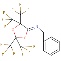 CAS: 1980781-22-3 | PC450489 | N-Benzyl-2,2,5,5-tetrakis(trifluoromethyl)-1,3-dioxolan-4-imine