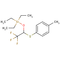 CAS:2149590-39-4 | PC450515 | (1-[(4-Methylphenyl)sulfanyl]-2,2,2-trifluoroethoxy) triethylsilane