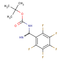 CAS:1980048-36-9 | PC450563 | N-Boc-2,3,4,5,6-pentafluorobenzene-1-carboximidamide