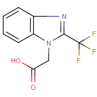 CAS:313241-14-4 | PC4588 | [2-(Trifluoromethyl)-1H-benzimidazol-1-yl]acetic acid
