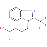 CAS: 876728-42-6 | PC4592 | 4-[2-(Trifluoromethyl)-1H-benzimidazol-1-yl]butanoic acid