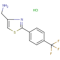 CAS:690632-10-1 | PC4643 | {2-[4-(Trifluoromethyl)phenyl]-1,3-thiazol-4-yl}methylamine hydrochloride