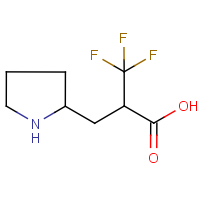 CAS:480438-82-2 | PC4654 | 3-(Pyrrolidin-2-yl)-2-(trifluoromethyl)propanoic acid