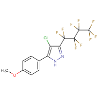 CAS:1029636-18-7 | PC4679 | 4-Chloro-5-(4-methoxyphenyl)-3-perfluorobutyl-1H-pyrazole