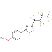 CAS: 1029636-46-1 | PC4768 | 5-(4-Methoxyphenyl)-3-perfluorobutyl-1H-pyrazole